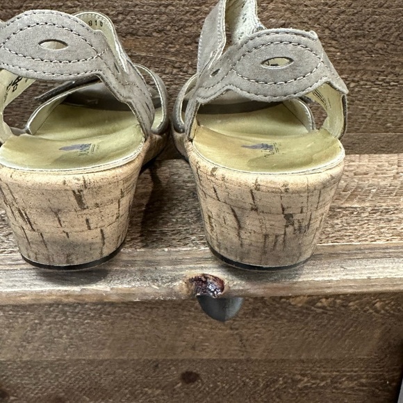 Waldläufer Helinda Lightgold Comfort Sandals Size US 8.5 Wide - Picture 7 of 8